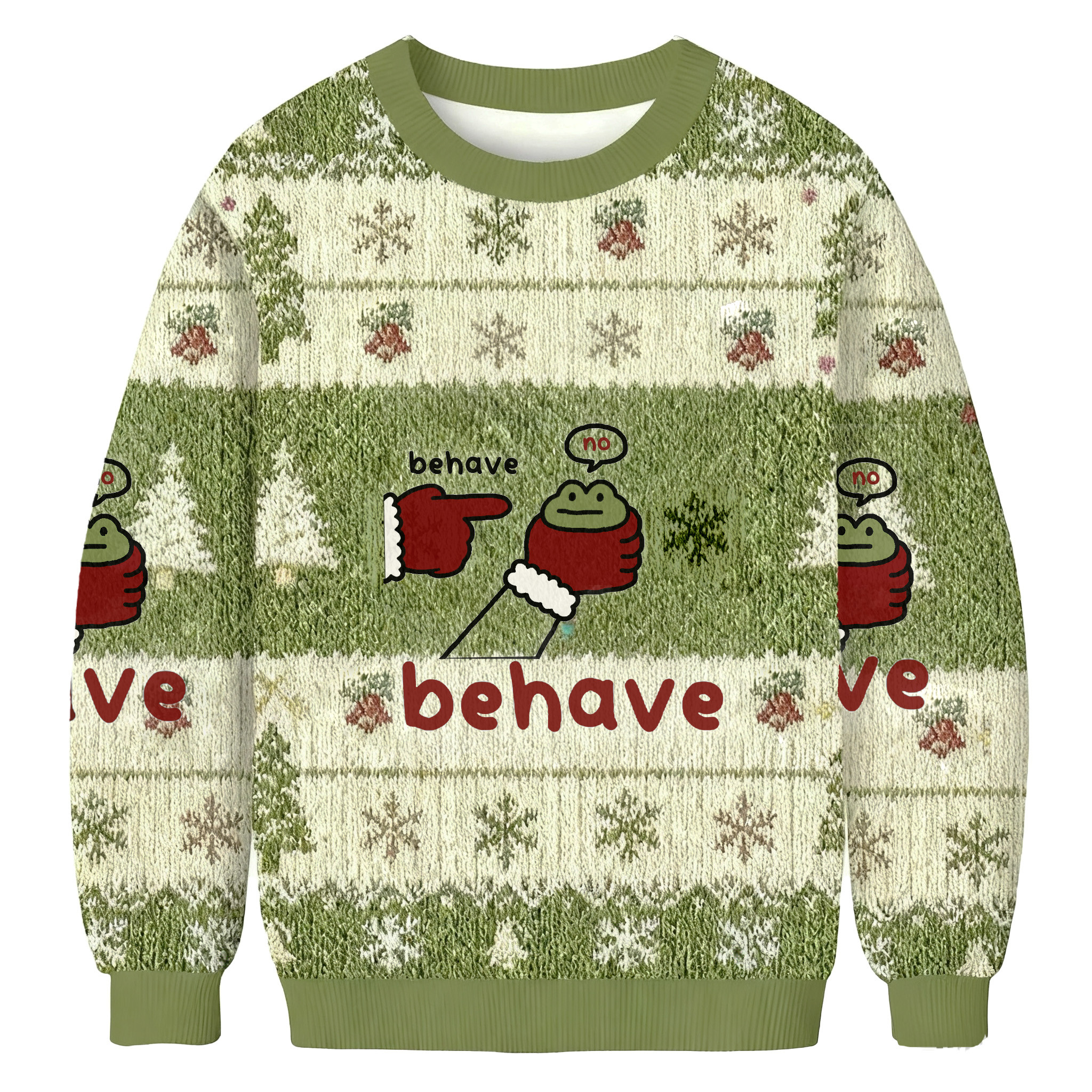 Dishonest Frog Christmas Ugly Sweater Animal Themed Holiday Apparel Xmas Gift Ideas