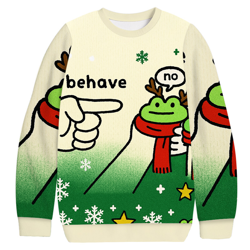 Dishonest Frog Meme Christmas Ugly Sweatshirt Christmas Gift For Friends Dishonest Frog Meme Christmas Ugly Sweatshirt Christmas Gift For Friends