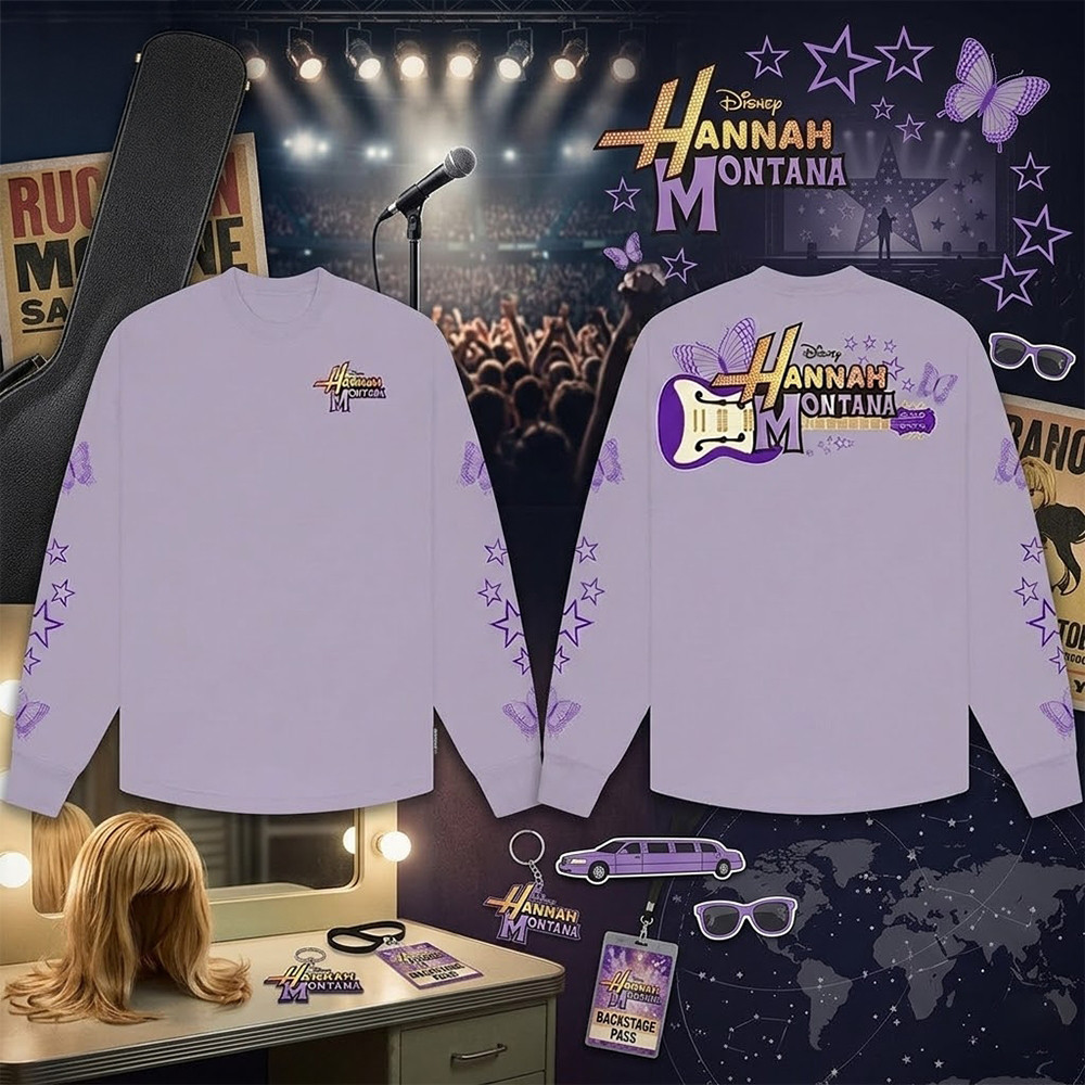 Disney Hannah Montana 20Th Anniversary Spirit Long Sleeve Shirt Hannah Montana Apparel