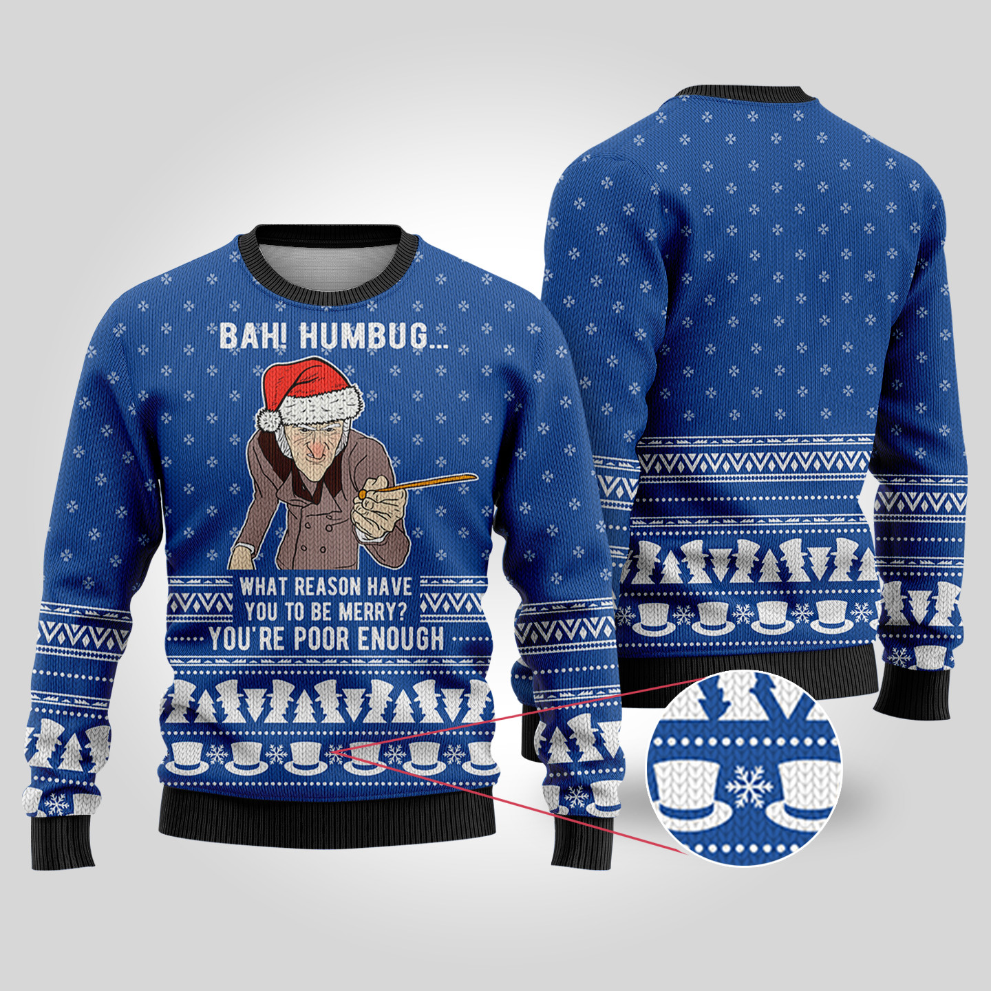 Disneys A Christmas Carol Christmas Sweater Royal Unique Holiday Sweater Gift Idea for Loved Ones