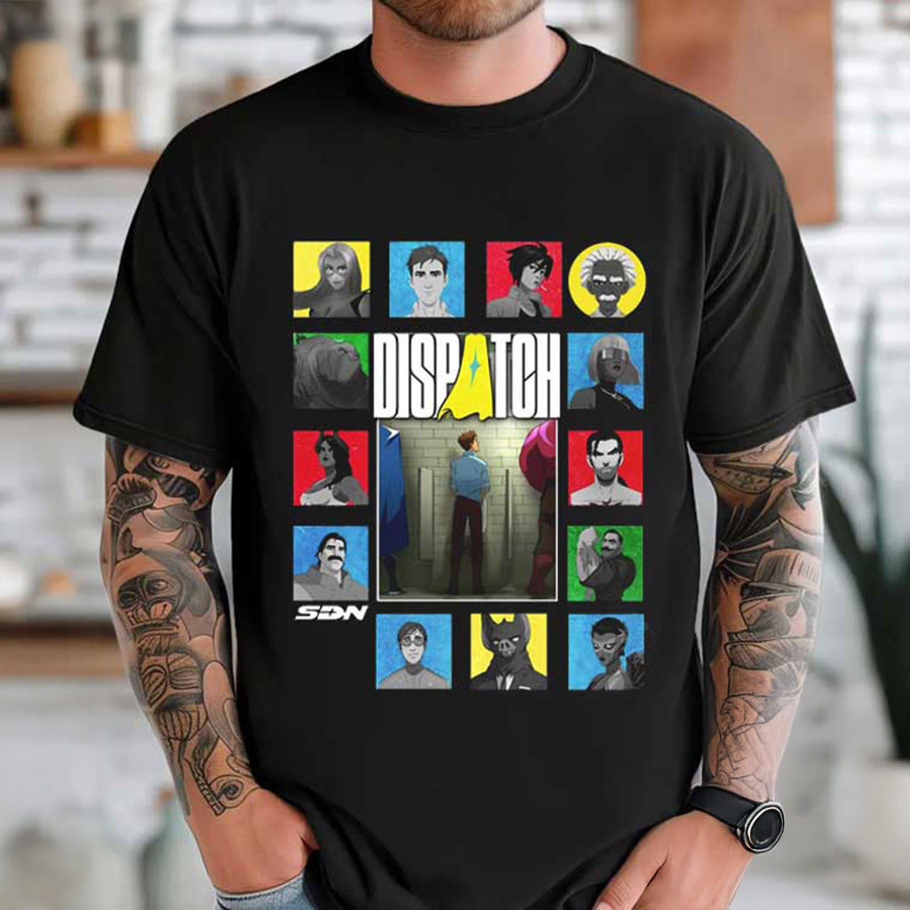 Dispatch Game Characters T-Shirt Christmas Gifts For Fans Dispatch Game Characters T-Shirt Christmas Gifts For Fans