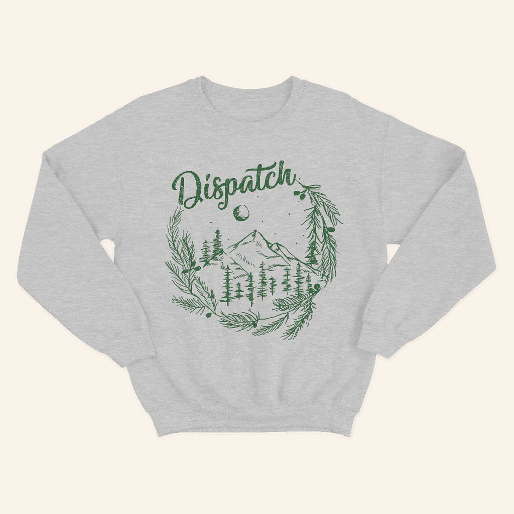 Dispatch Merch Mountain View Crewneck Sweatshirt Xmas Gifts For Him