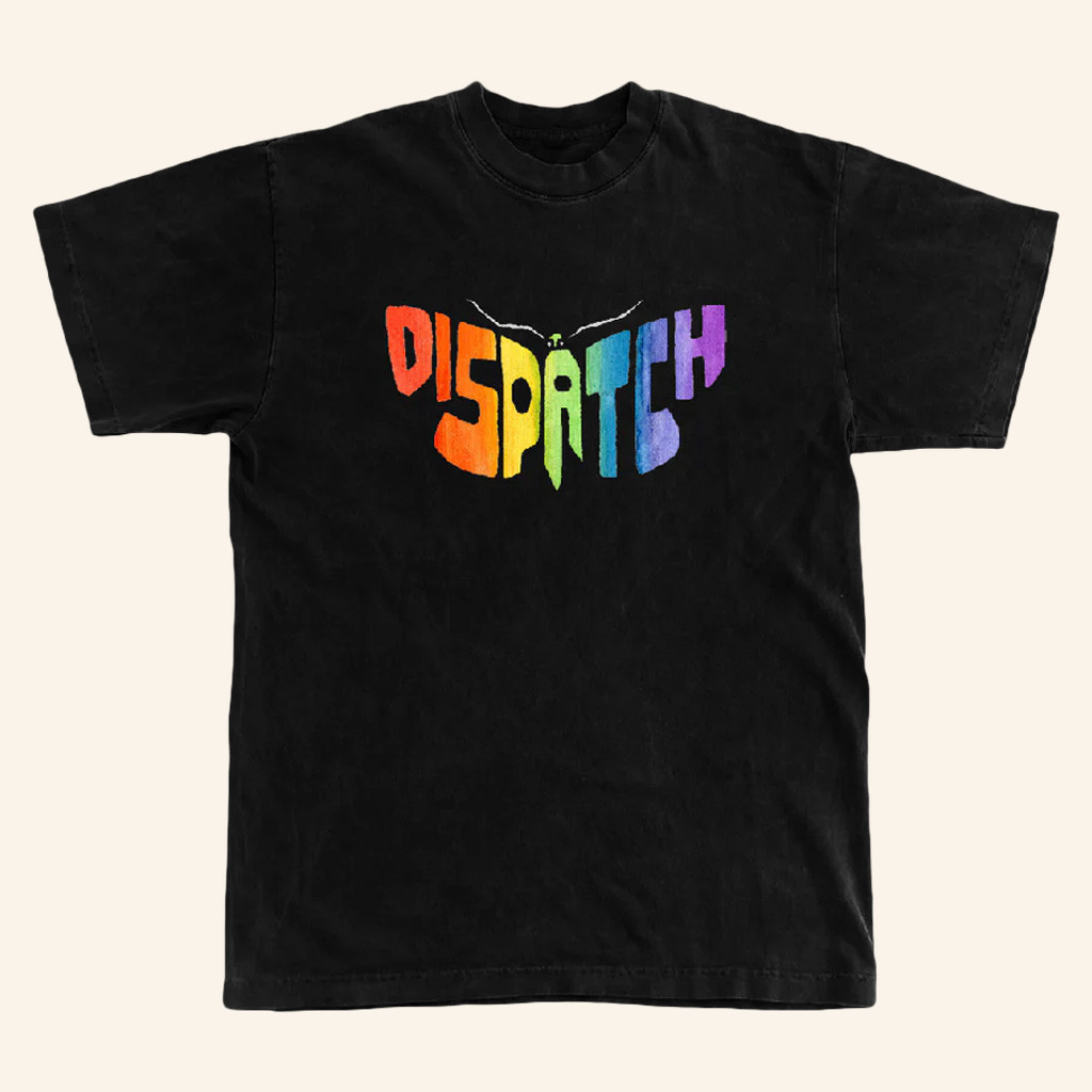 Dispatch Merch Rainbow Butterfly T-Shirt Christmas Presents For Him Dispatch Merch Rainbow Butterfly T-Shirt Christmas Presents For Him