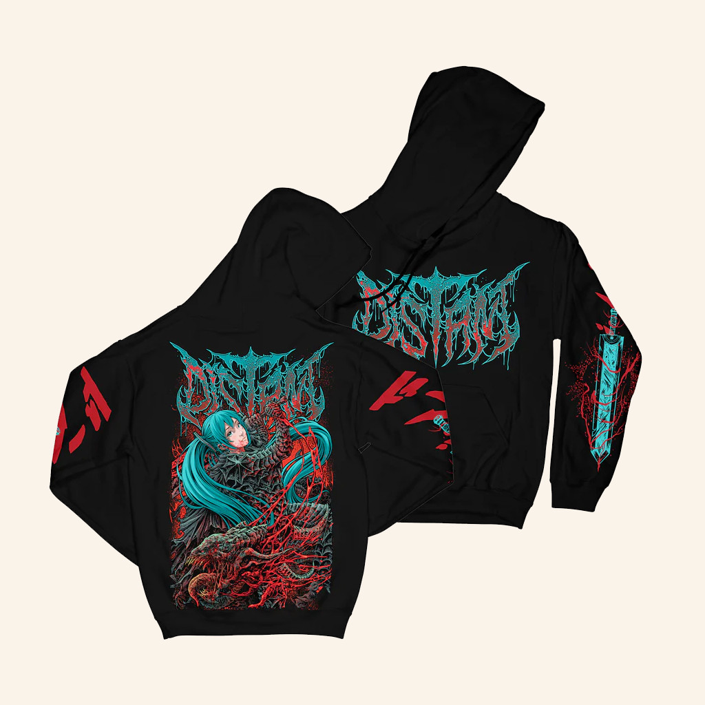 Distant Merch Berserk Miku Hoodie Christmas Presents For Her