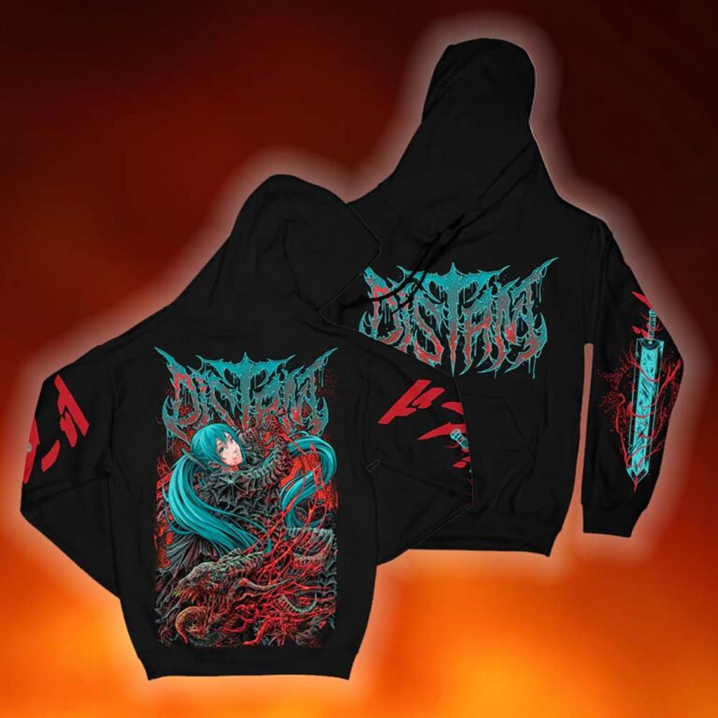 Distant Merch Collection Berserk Miku Hoodie Birthday Present For Friends Distant Merch Collection Berserk Miku Hoodie Birthday Present For Friends