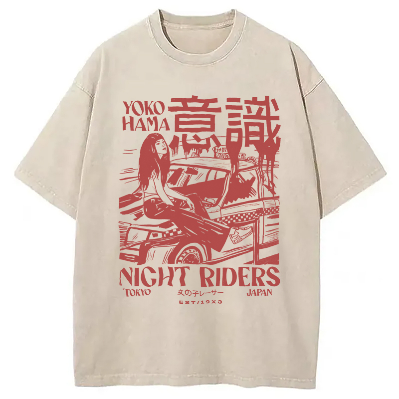 Distorted Reality Washed T-Shirt Casual Vintage Everyday Look Gifts For Best Friend