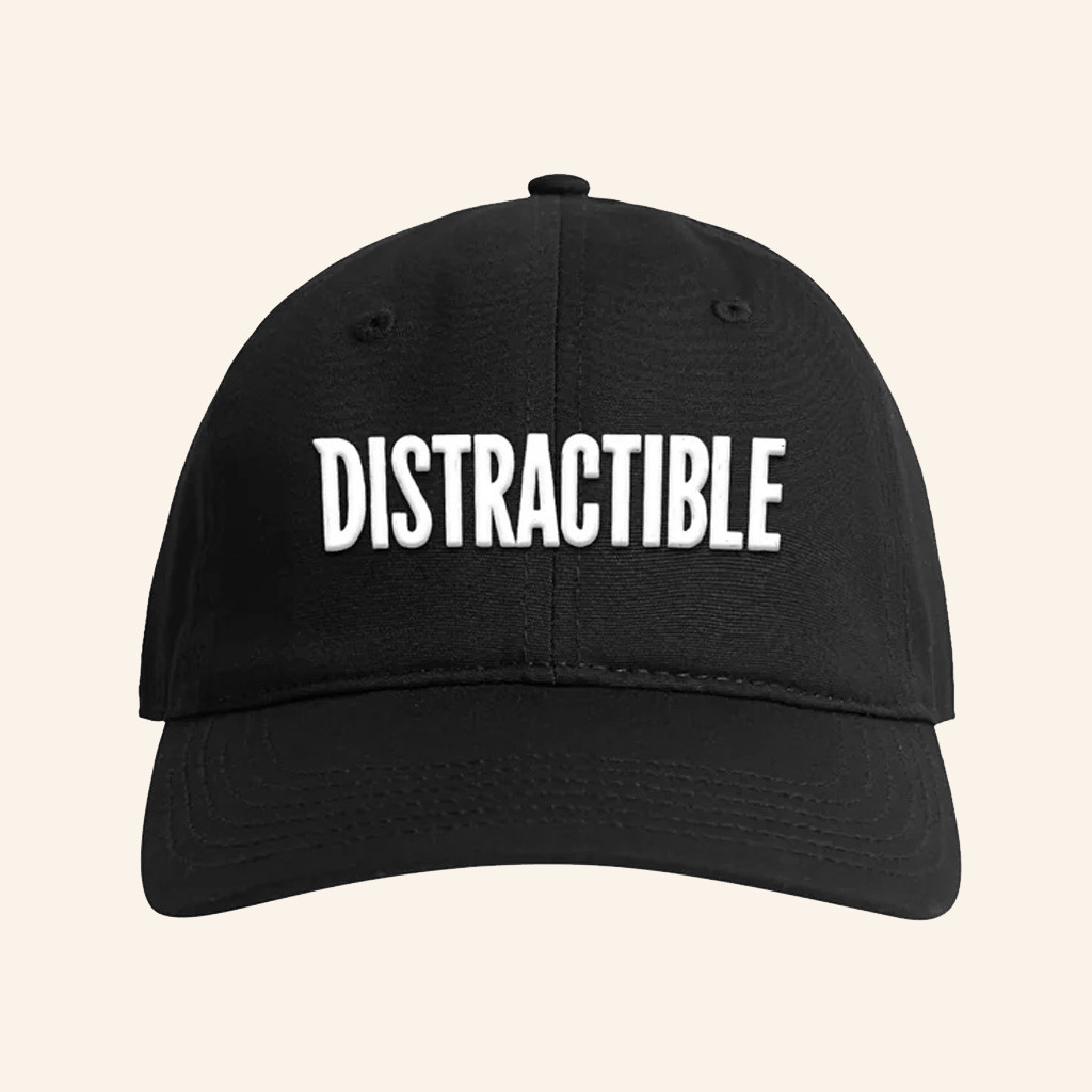 Distractible Merch Embroidered Hat Birthday Gift For Husband Distractible Merch Embroidered Hat Birthday Gift For Husband