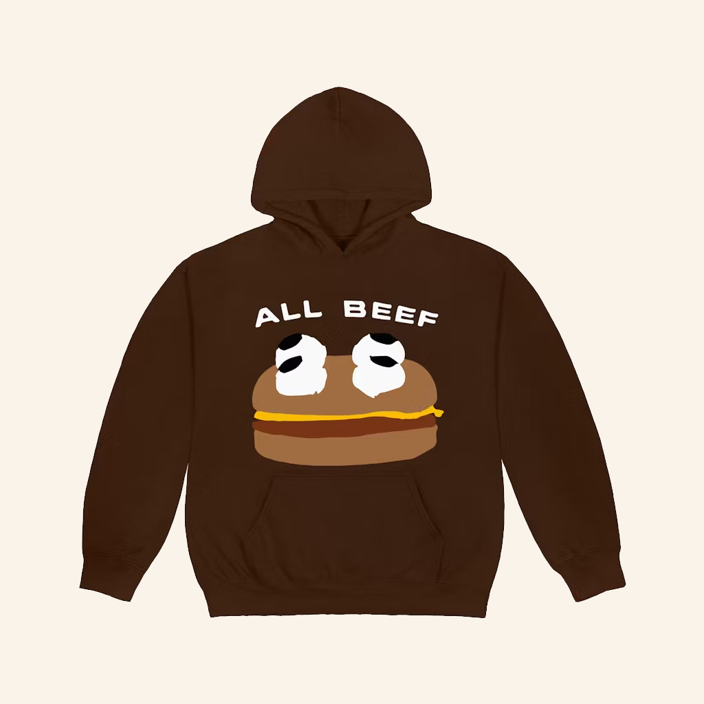 District One NY Merch Cactus Plant Flea Market X McDonald's All Beef Hoodie Gifts For Him