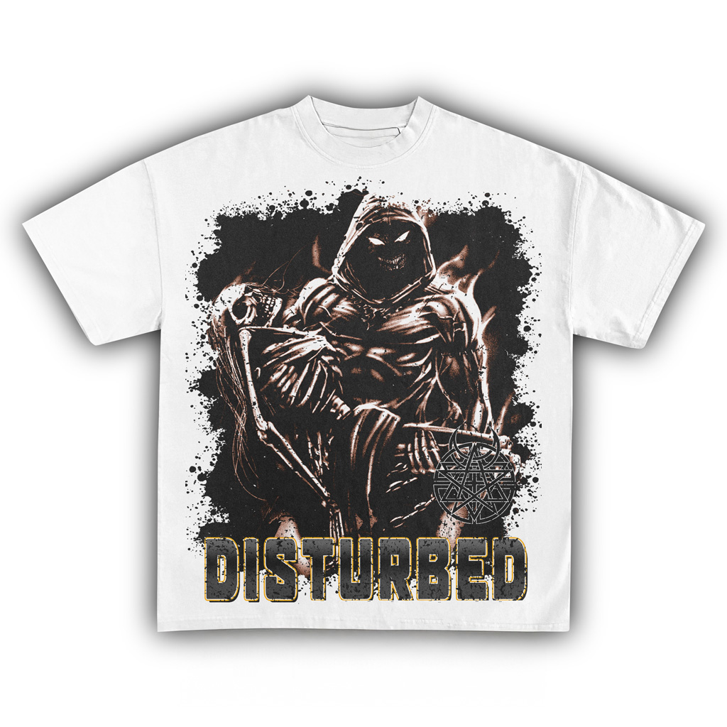 Disturbed Vintage White T-Shirt Disturbed Merch Best Christmas Gift Ideas For Band Fans Disturbed Vintage White T-Shirt Disturbed Merch Best Christmas Gift Ideas For Band Fans