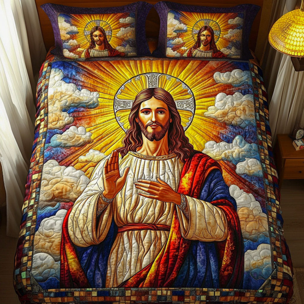 Divine Blessings Quilted Bedding Set Bedroom Decor Ideas Christian Gifts For Christmas