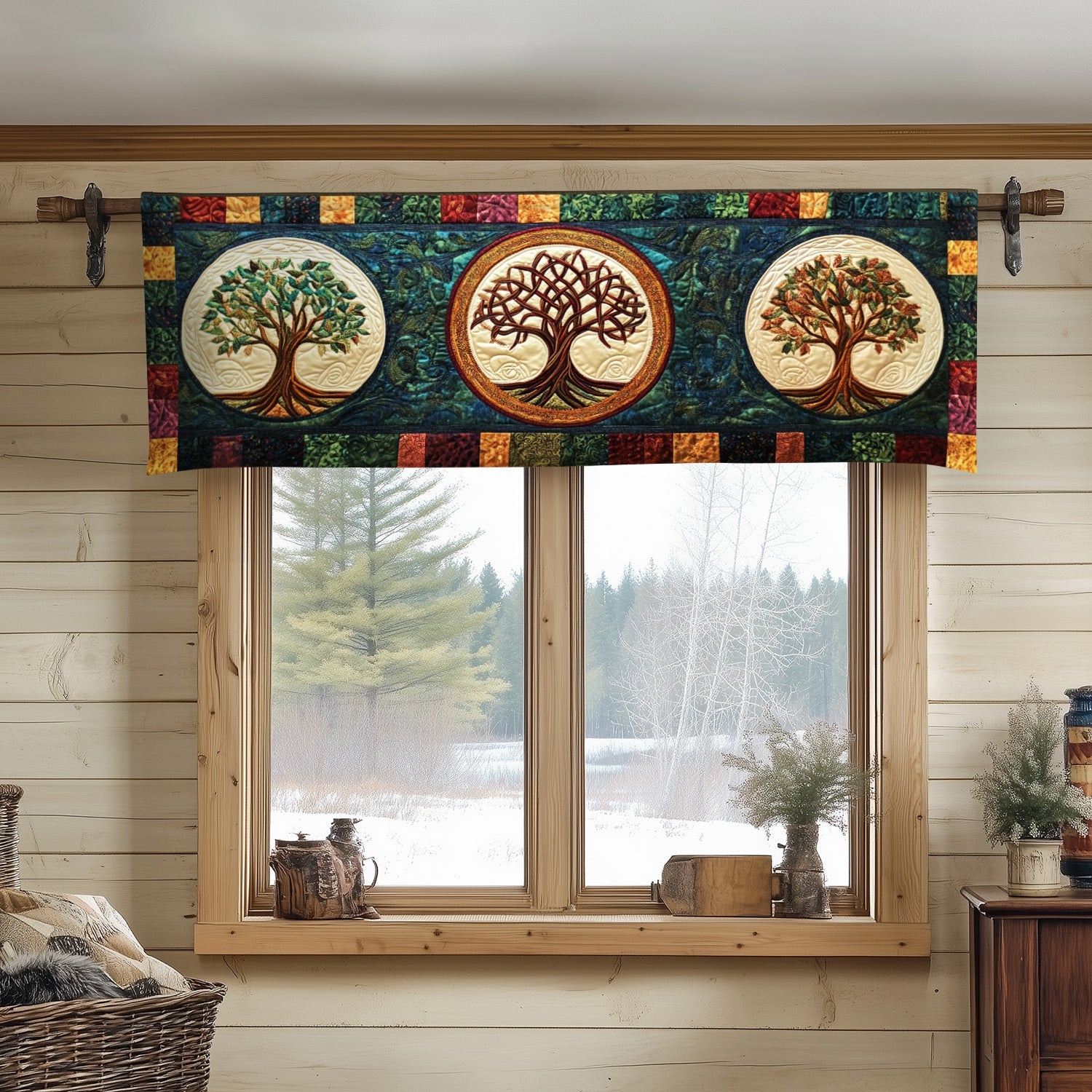 Divine Connection Quilted Valance Front Door Entryway Ideas Tree Of Life Gifts For Women