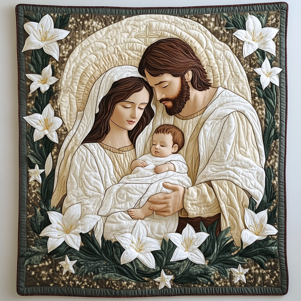 Divine Embrace Quilted Blanket Christian Christmas Gifts
