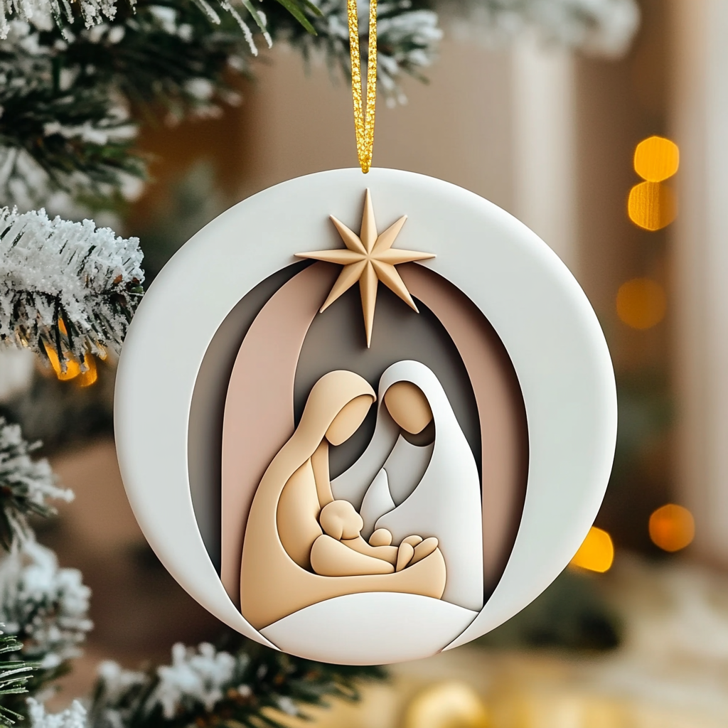 Divine Grace Mica Ornament