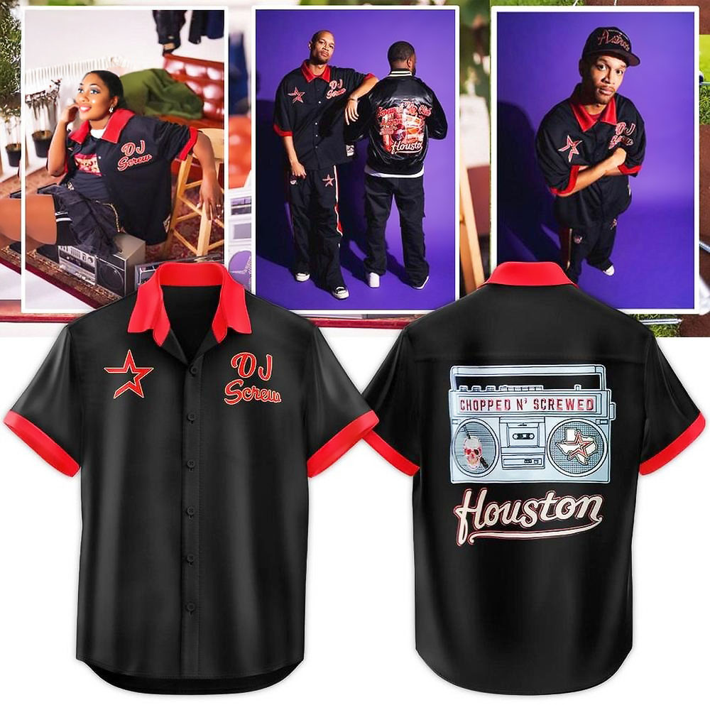 DJ Screw x Houston Astros Limited Edition Hawaiian Shirt Gift Ideas For Husband