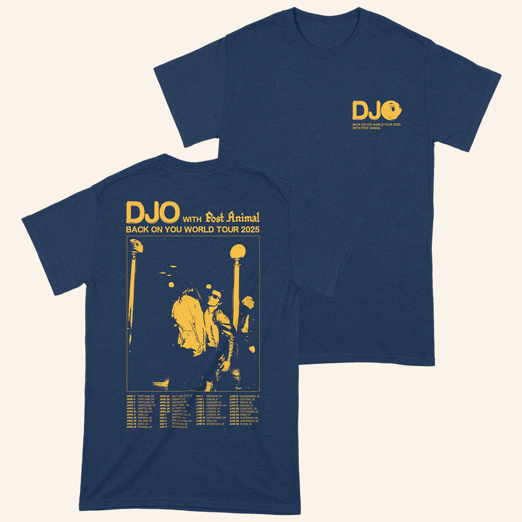 Djo Merch Back On You 2025 Tour T-Shirt Gifts For Fans Djo Merch Back On You 2025 Tour T-Shirt Gifts For Fans