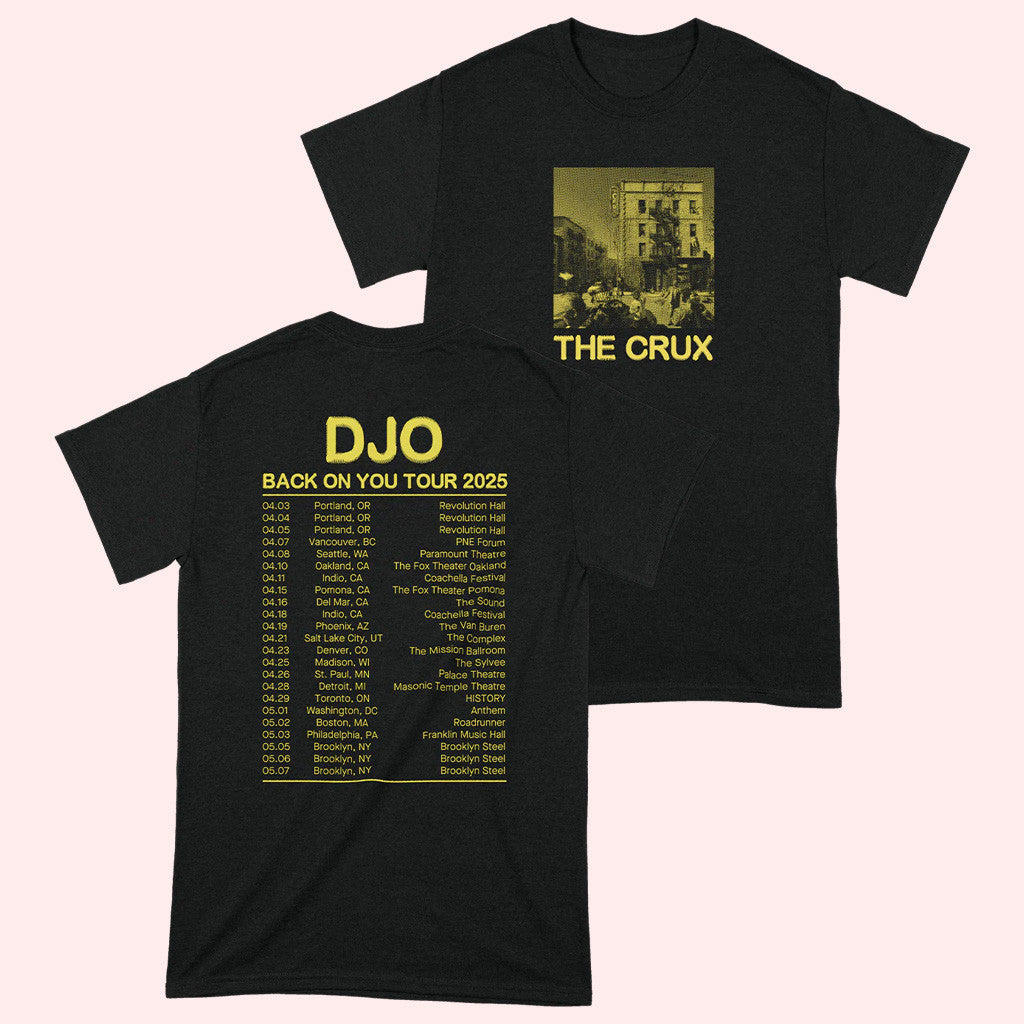 DJO Merch The Crux 2025 NA Tour T-Shirt Gifts For Fans DJO Merch The Crux 2025 NA Tour T-Shirt Gifts For Fans
