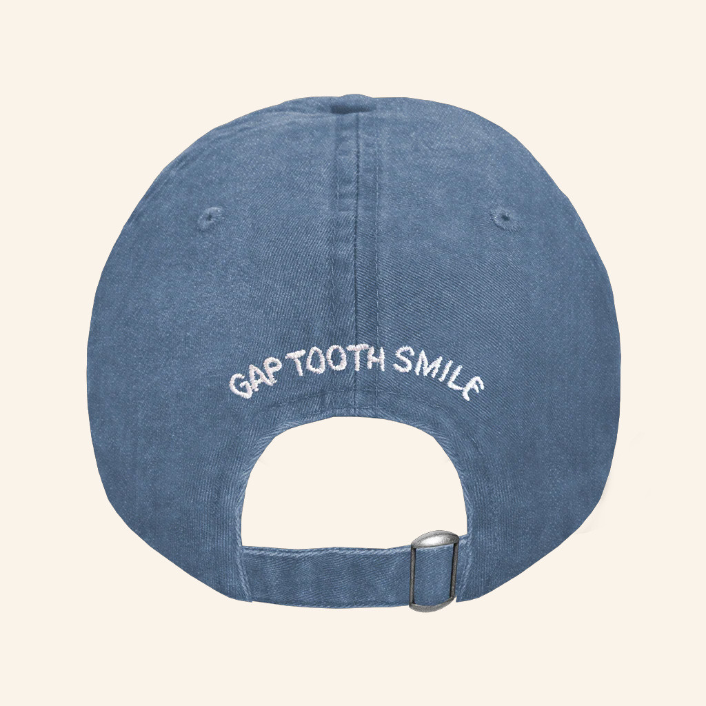 DJO Music Merch Embroidered Gap Tooth Smile Hat Christmas Gift Ideas For Him