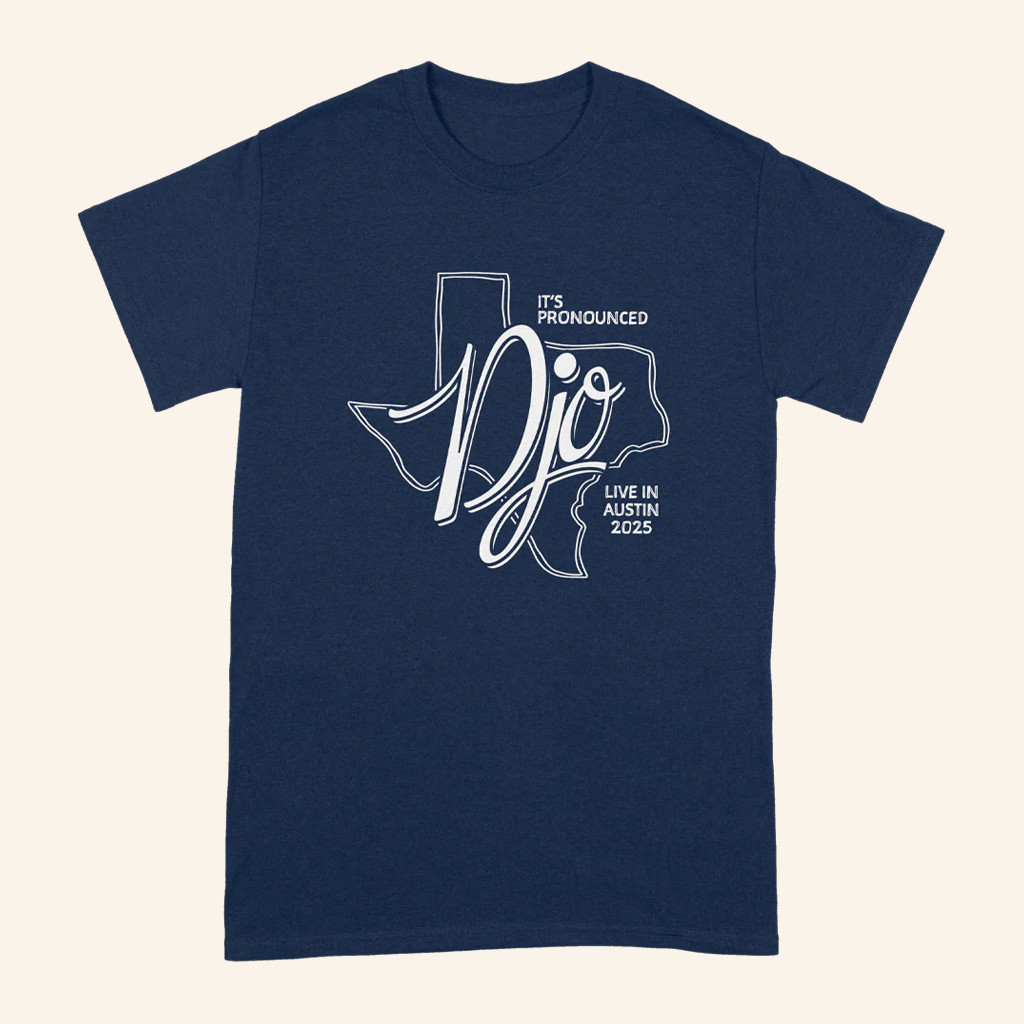 DJO Music Merch It's Pronounced Djo Live In Austin 2025 T-Shirt Gifts For Music Lovers