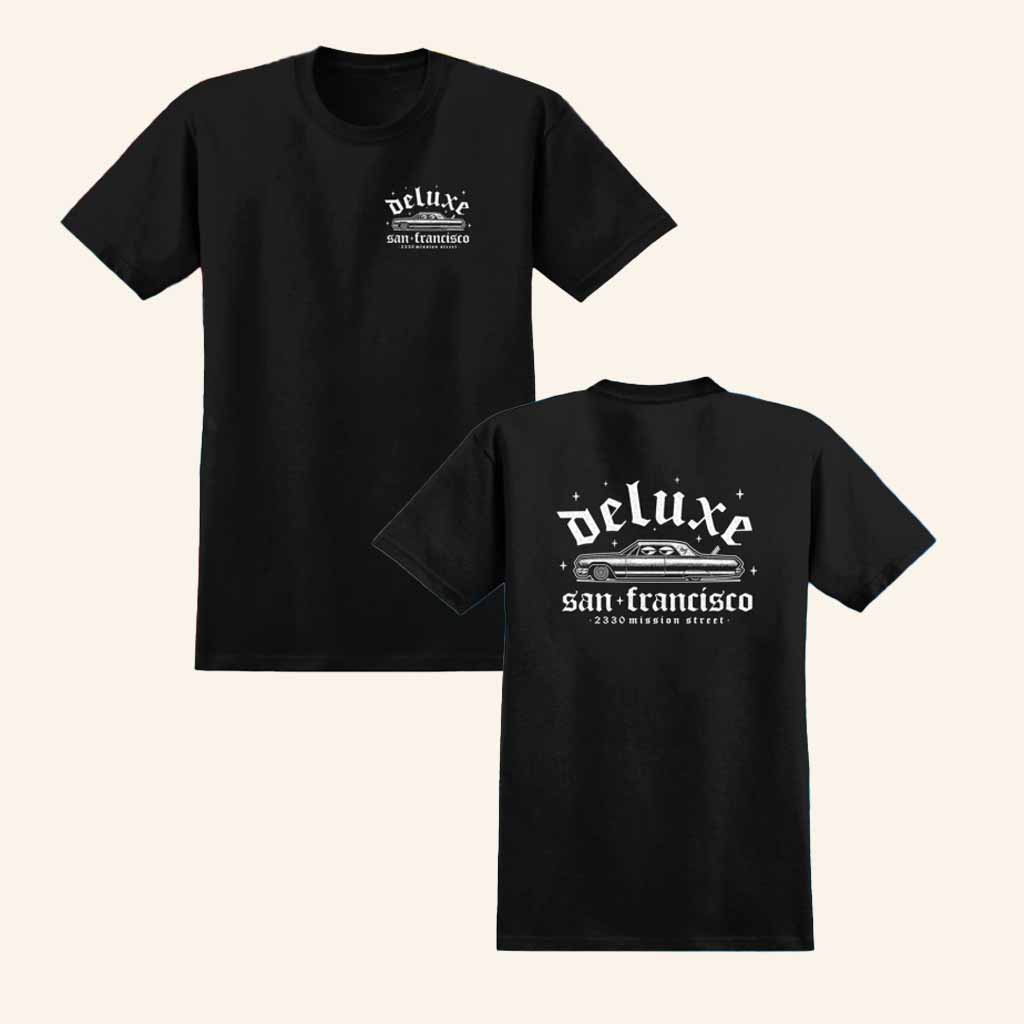 DLX Skate Merch Deluxe Lowrider T-Shirt Christmas Present Ideas For Him DLX Skate Merch Deluxe Lowrider T-Shirt Christmas Present Ideas For Him