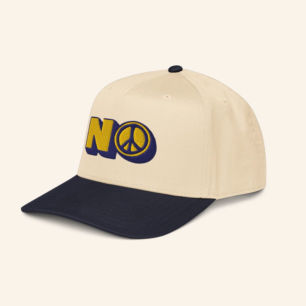DNO Merch Embroidered No Peace 2 Tone Hat Christmas Presents For Him DNO Merch Embroidered No Peace 2 Tone Hat Christmas Presents For Him