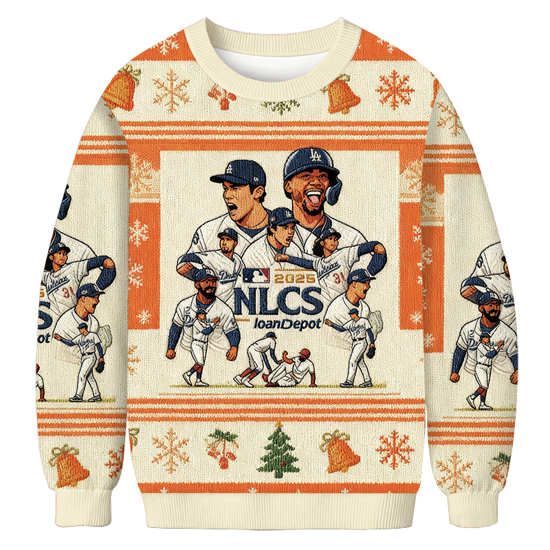 Dodgers 2025 NCSS Christmas Ugly Sweatshirt Holiday Joke Gift Idea