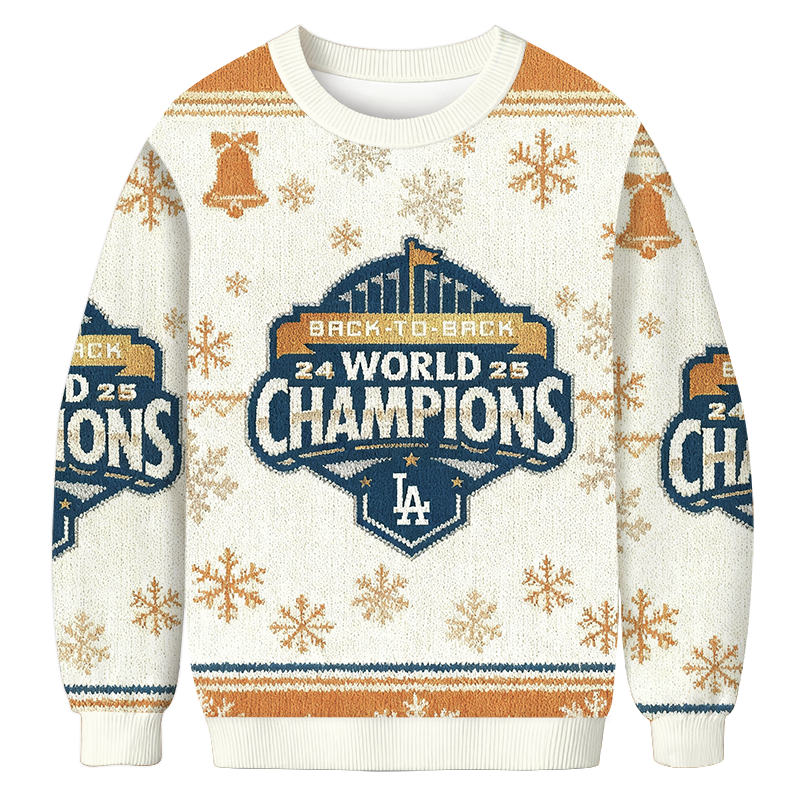 Dodgers Back To School Christmas Ugly Sweatshirt Funny Xmas Party Outfit Gift Ideas