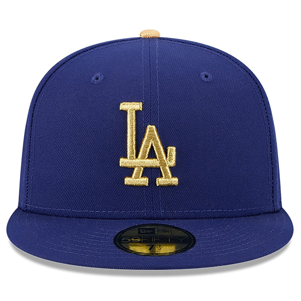 Dodgers Gold Hat MLB New Era Los Angeles Dodgers Gold Collection 59FIFTY Cap Fans Merch