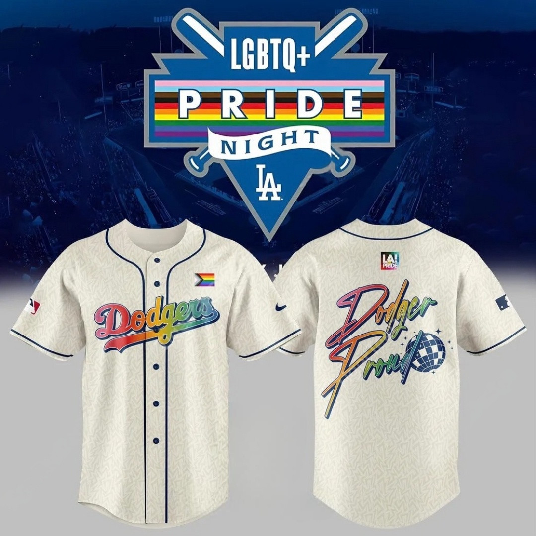 Dodgers LGBTQ Pride Night 2025 Special Jersey Best LGBTQ Dodgers Shirt Gift For Pride Month