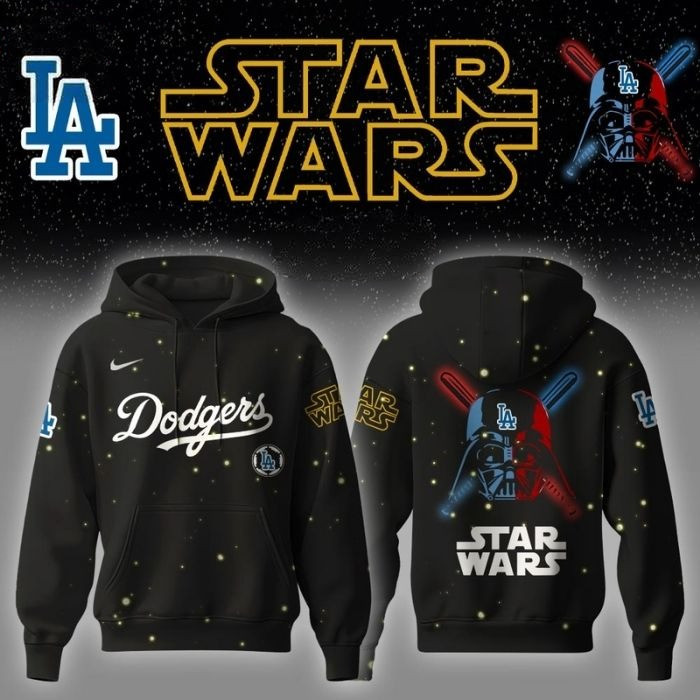 Dodgers Star Wars Hoodie 2025 Baseball Player Gift Ideas
