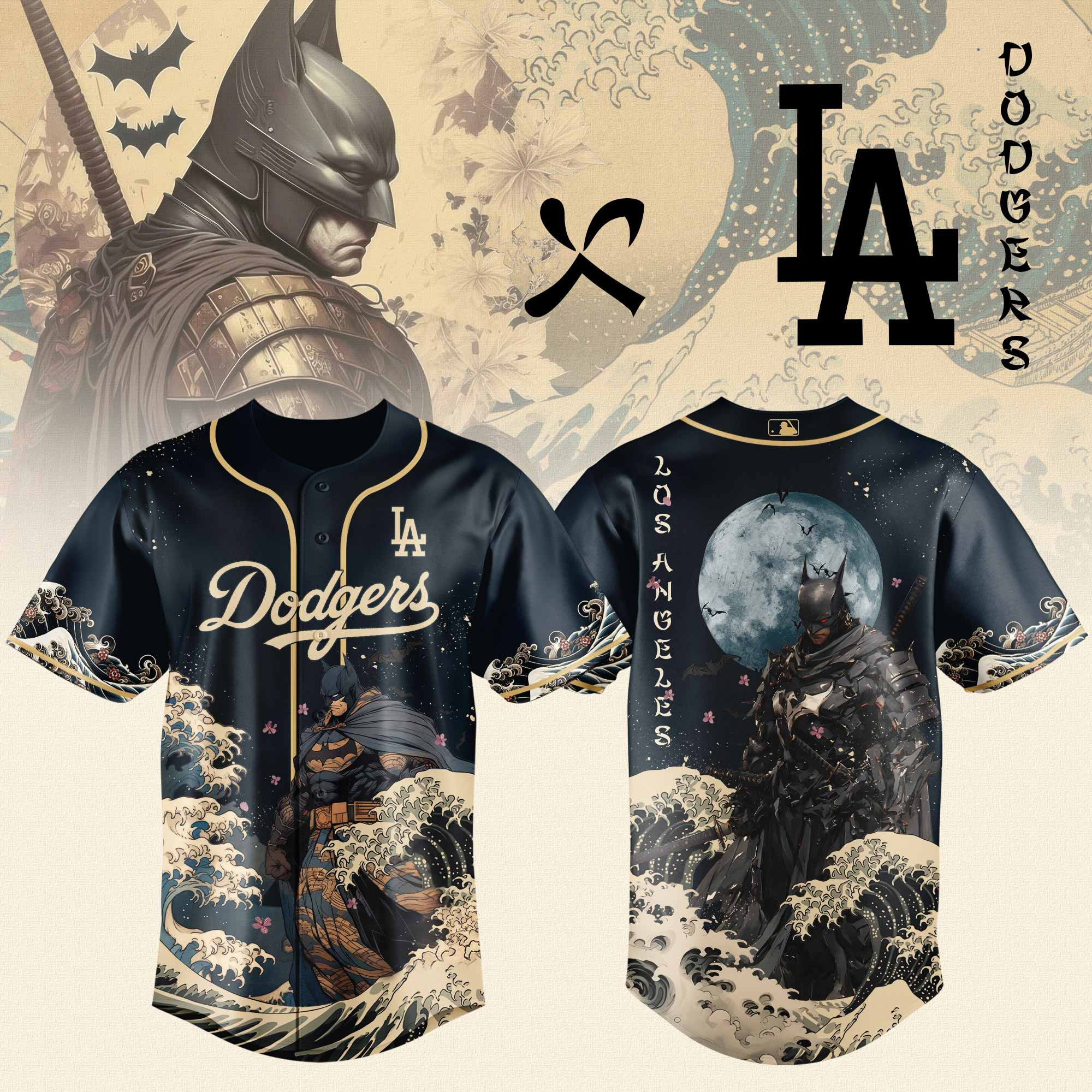 Dodgers X Batman Night Limited Edition Jersey 2025 Unique Gifts For Baseball Fans