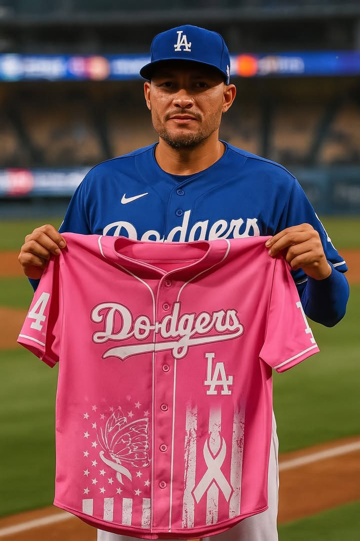 Dodgers X Breast Cancer Awareness Jersey Baseball Player Gift Ideas