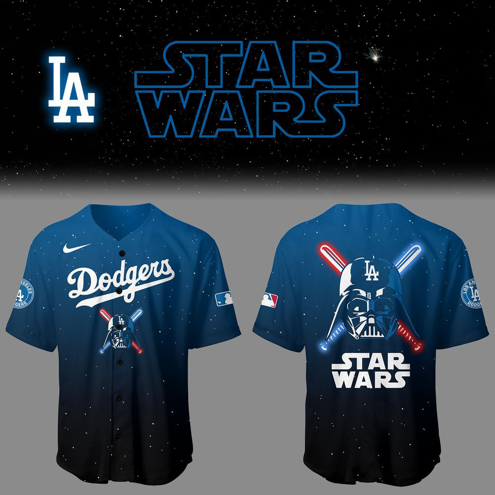 Dodgers x Star Wars Limited Baseball Jersey 2025 Baseball Gifts Ideas