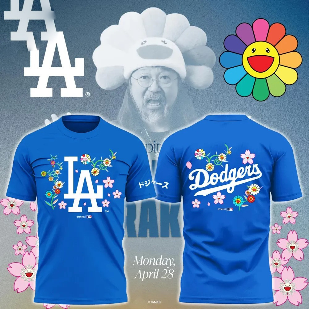 Dodgers x Takashi Murakami Japanese Heritage Night Special T-Shirt Gifts For Him