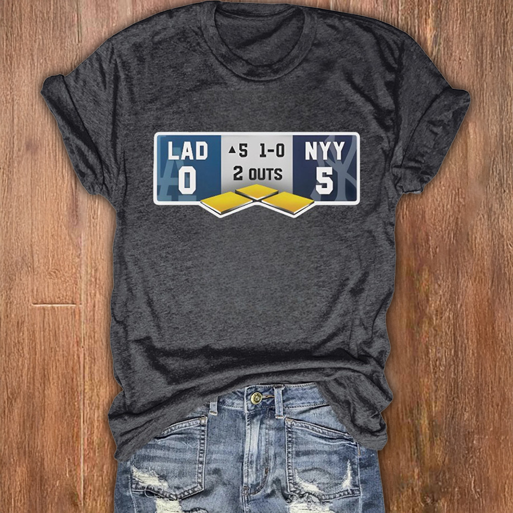 Dodgers Yankees World Series T-Shirt Los Angeles Dodgers vs New York Yankees Shirt
