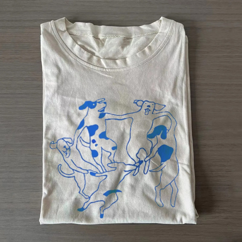 Dog Playing Baseball T-Shirt Funny Dog Baseball Clothing Gift For Dog Lovers