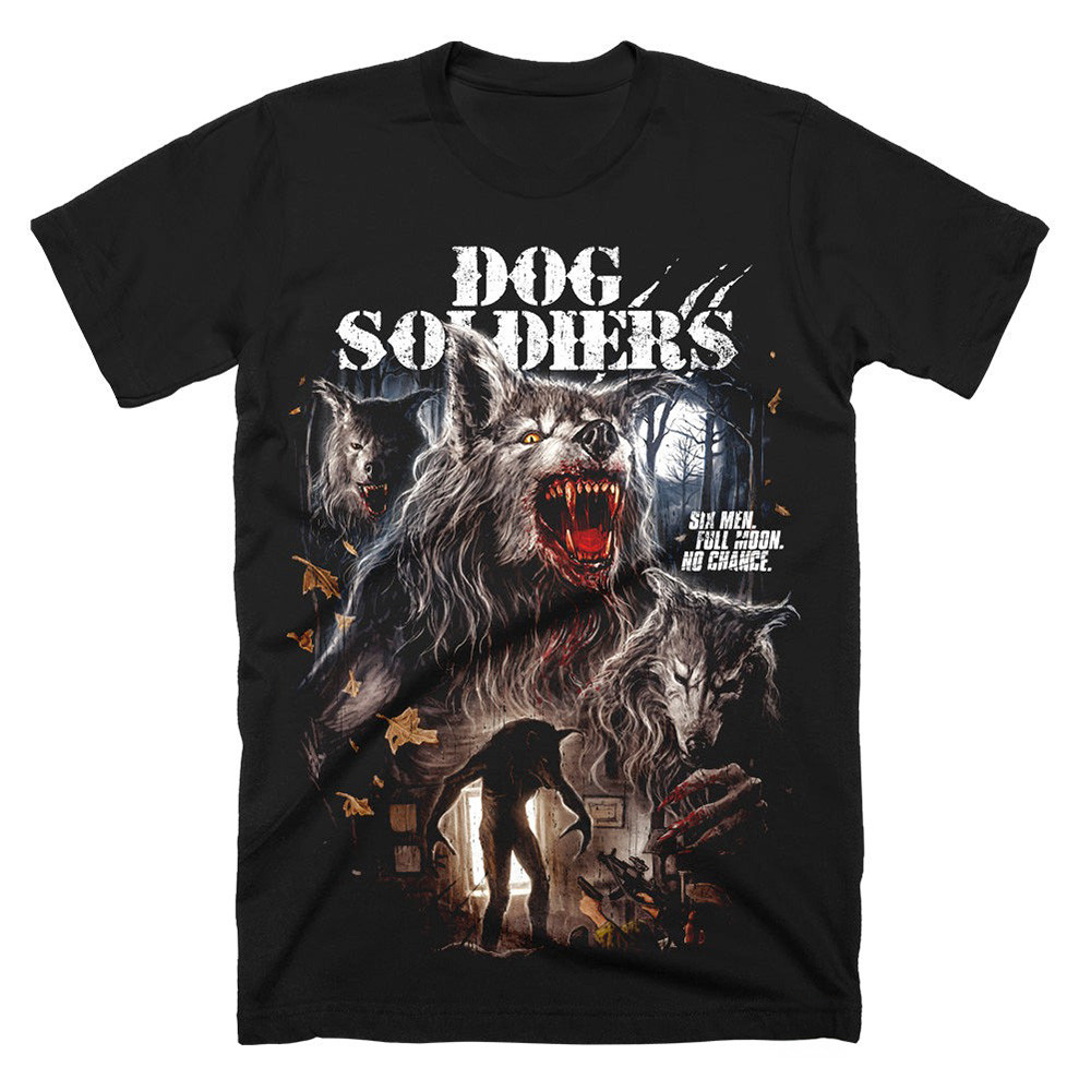 Dog Soldiers No Chance T-Shirt Wolf Scary Horror Film Merch Gifts For Fans