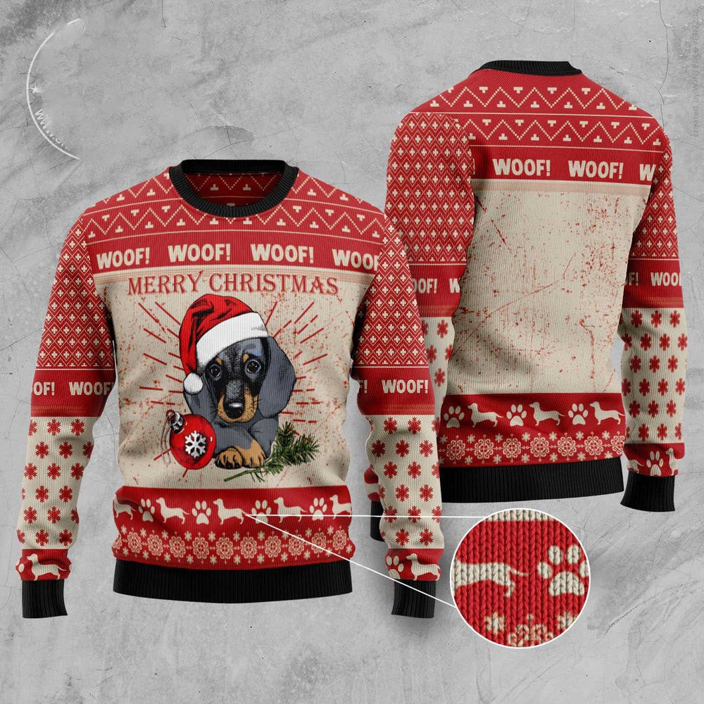 Dog Ugly Christmas Sweater Christmas Dachshund Dog Ugly Christmas Sweater Xmas Gifts