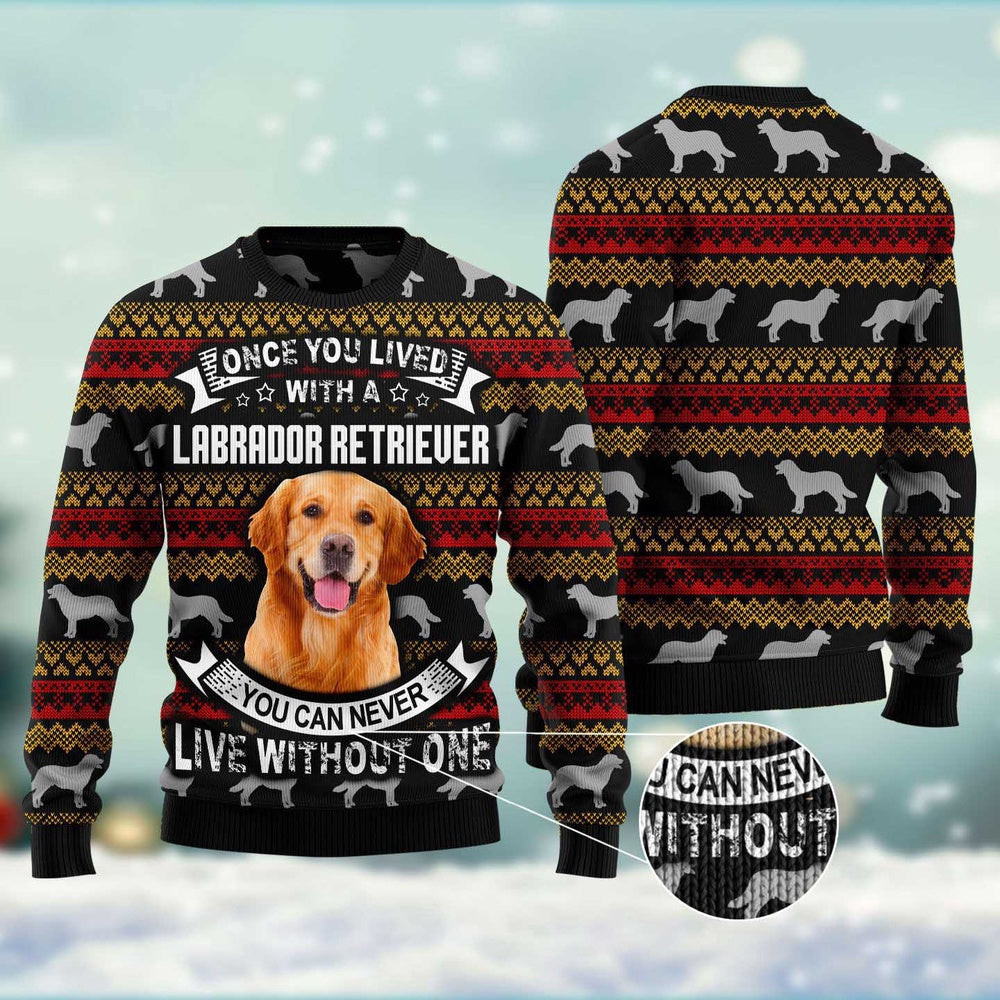 Dog Ugly Christmas Sweater Labrador Retriever Ugly Christmas Sweater Xmas Gifts