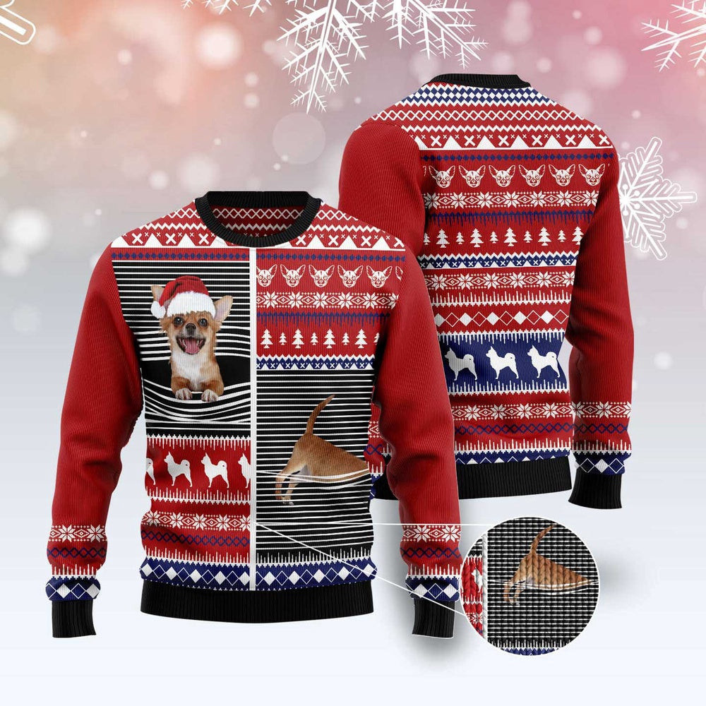 Dog Ugly Christmas Sweater Lovely Chihuahua Ugly Christmas Sweater Xmas Gifts