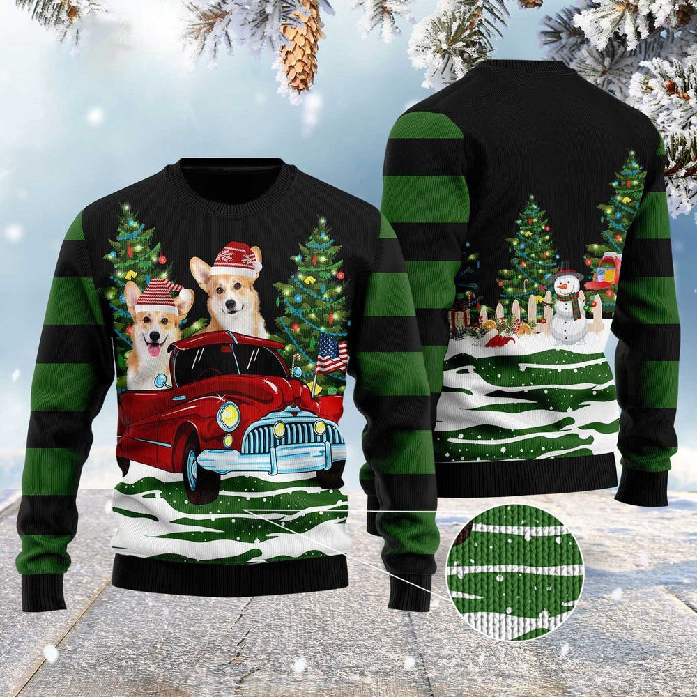 Dog Ugly Christmas Sweater Merry Christmas Pembroke Welsh Corgi Ugly Christmas Sweater Xmas Gifts