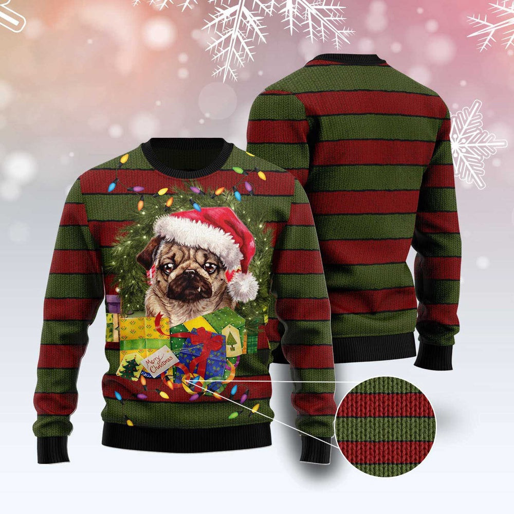 Dog Ugly Christmas Sweater Pug Gift Xmas Ugly Christmas Sweater Xmas Gifts