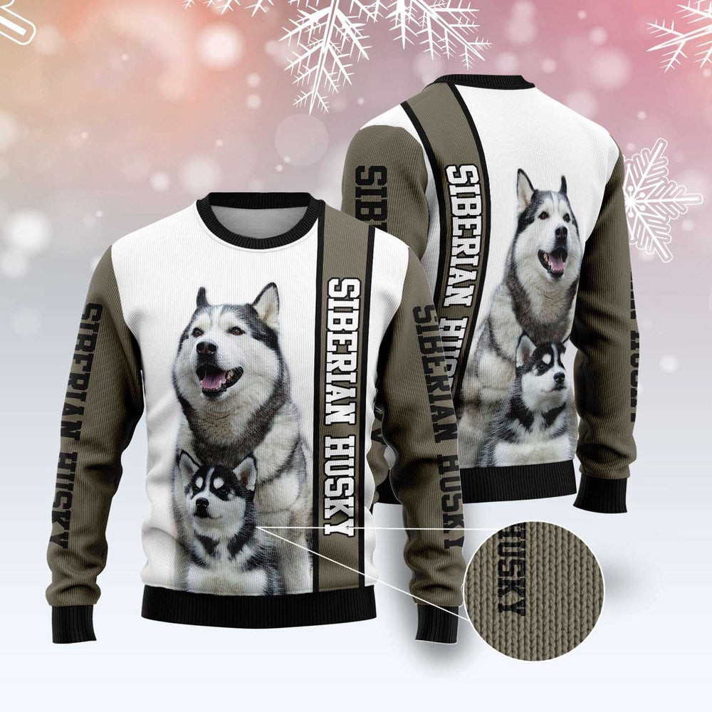 Dog Ugly Christmas Sweater Rescued Siberian Husky Ugly Christmas Sweater Xmas Gifts