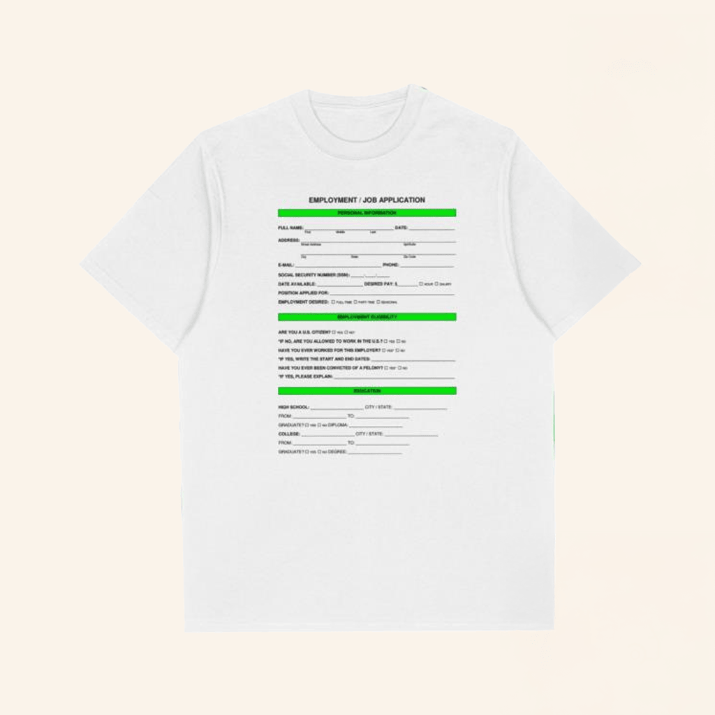 Dogecore Merch Employment Application Shirt Best Friends Gifts Dogecore Merch Employment Application Shirt Best Friends Gifts