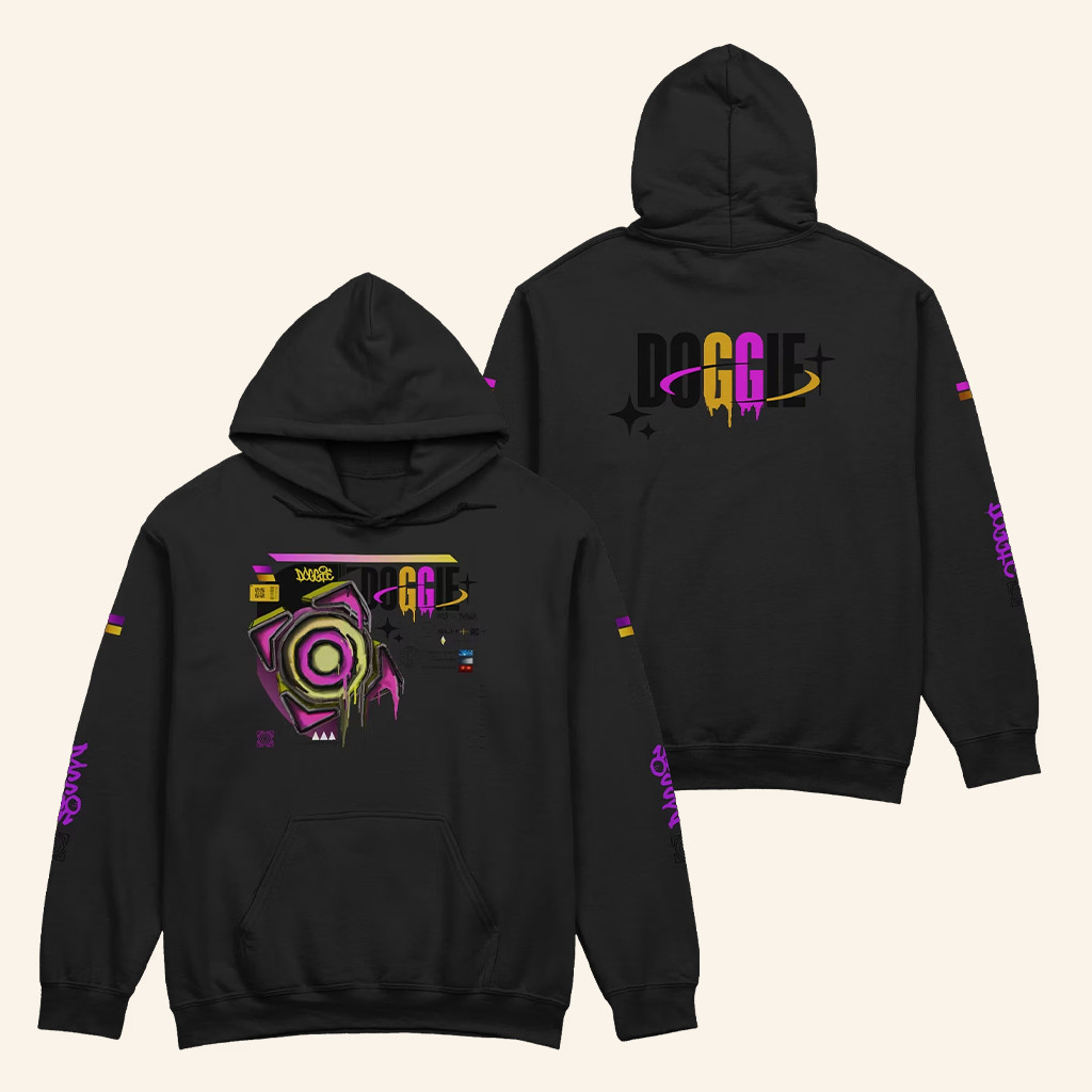 Doggie Merch Doggie Geometry Dash Hoodie Best Birthday Gift For Husband Doggie Merch Doggie Geometry Dash Hoodie Best Birthday Gift For Husband