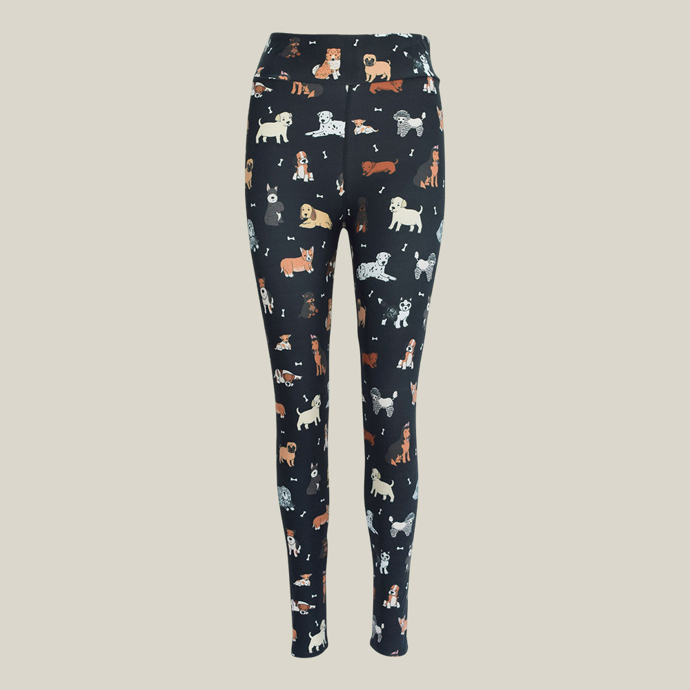 Doggy Daydream Leggings Dog Themed Yoga Fashion Best Gifts For Dog Lovers
