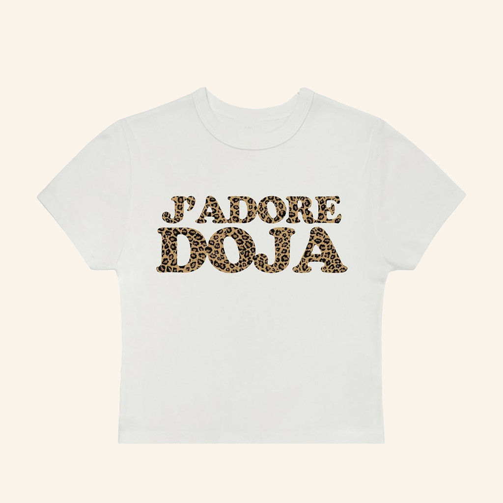 Doja Cat Merch J'Adore Cropped T-Shirt Best Gifts For Daughter Doja Cat Merch J'Adore Cropped T-Shirt Best Gifts For Daughter