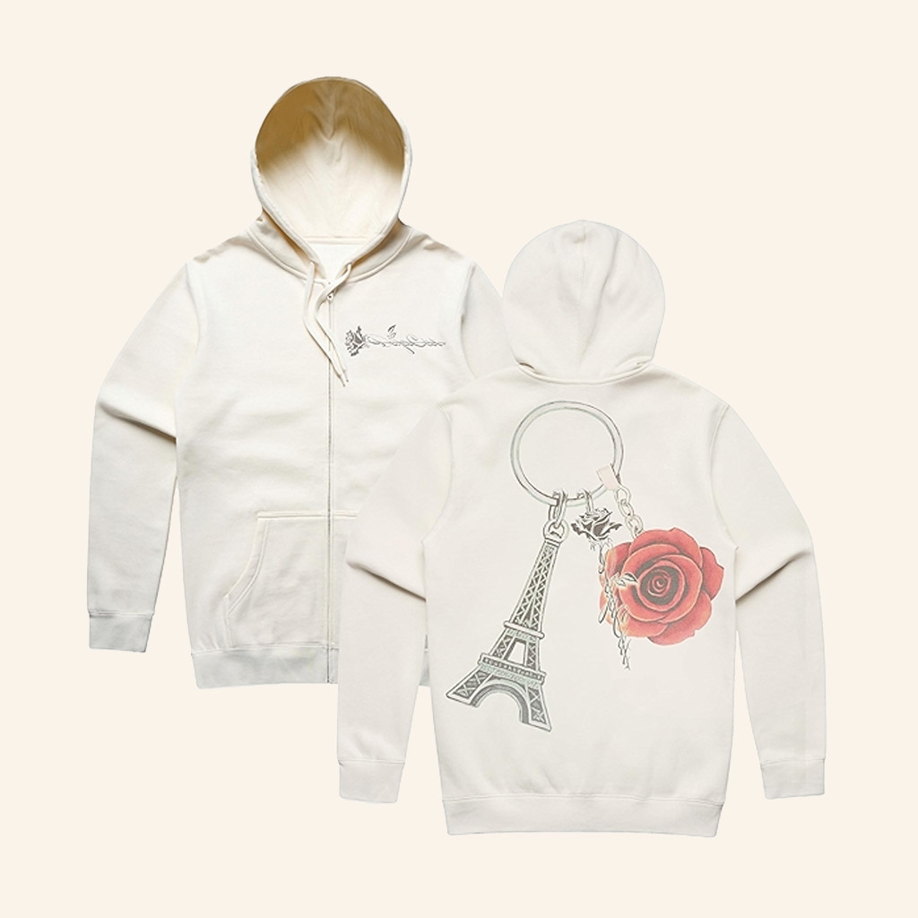 Doja Cat Merch Paris Zip Up Hoodie Gift Ideas For Girlfriend