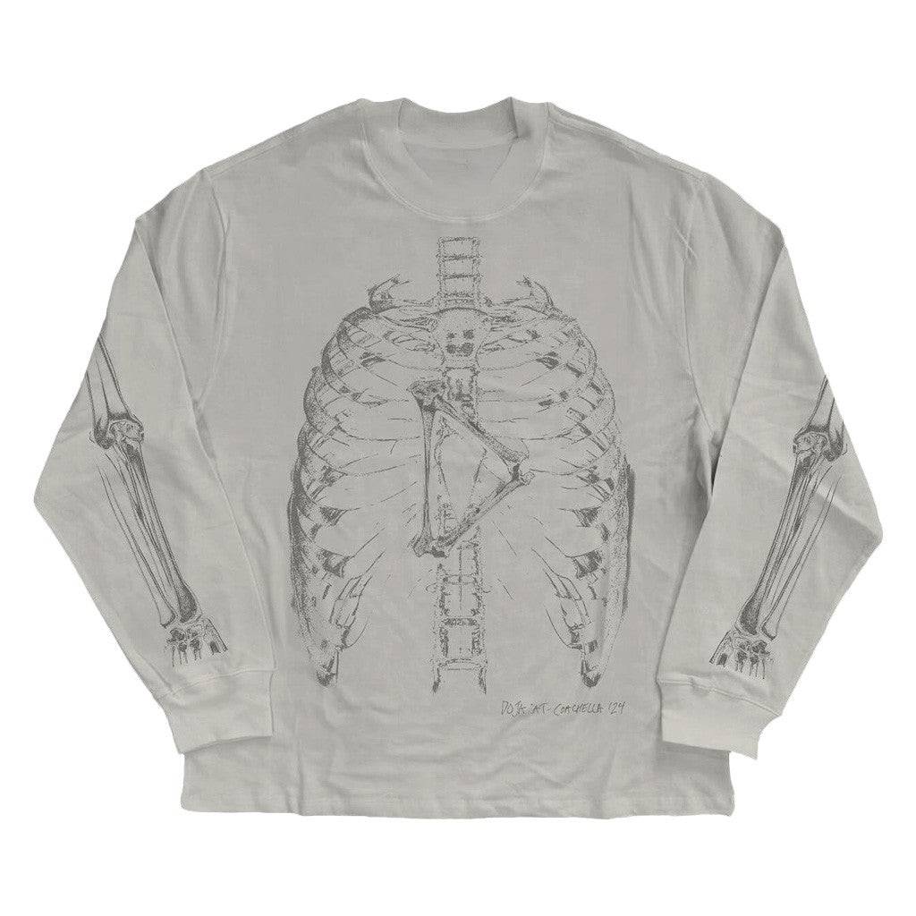 Doja Cat Merch Ribcage Long Sleeve T-Shirt Gifts For Music Fans
