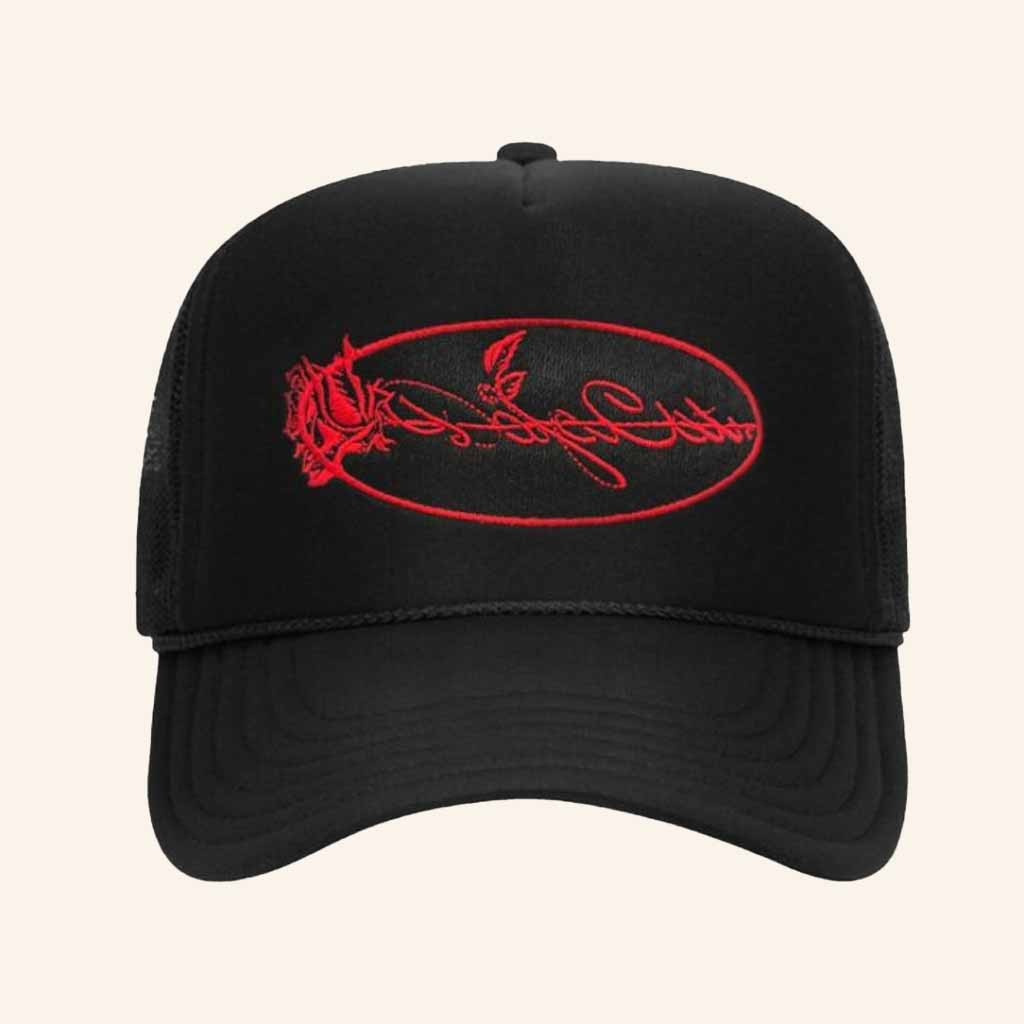 Doja Cat Merch Rose Trucker Hat Embroidered Christmas Present For Husband Doja Cat Merch Rose Trucker Hat Embroidered Christmas Present For Husband