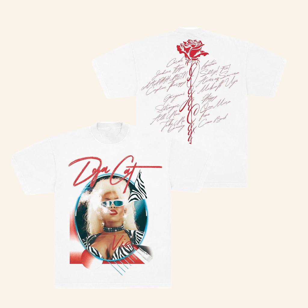 Doja Cat Merch Vie Tracklist T-Shirt Birthday Gifts For Music Lovers